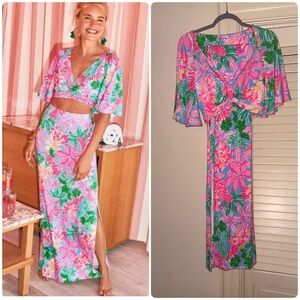 Lilly Pulitzer minka maxi skirt set
